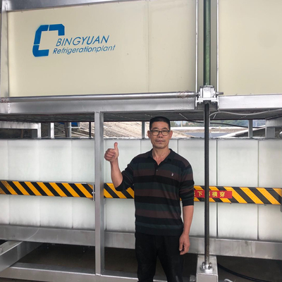 10T de Machine die van het blokijs voor van het blokmachine van het Ijskastenijs het directe koel commerciële type maken