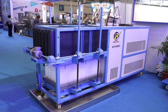 0.5T de Machine die van het blokijs voor van het blokmachine van het Ijskastenijs het directe koel commerciële type maken