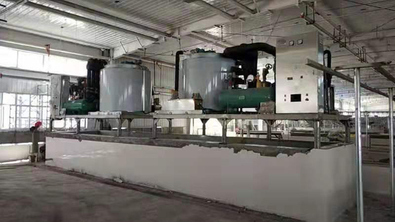 25tons ice making machine for fishery industry fish cooling and preservation industrial flake ice machine