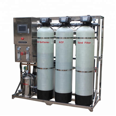 Verwijdert het de Omgekeerde Osmosesysteem 750L/H van de waterbehandeling 98% Opgelost Vaste lichamen en Zout