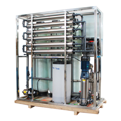 Het zuivere de Omgekeerde Osmosesysteem 1500L/H van de Waterproductie verwijdert Zoute Bacterieel van 97%