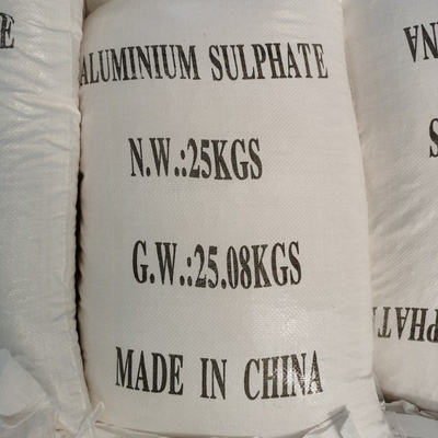 Van het het Sulfaat17% Aluminium van het aluminiumsulfaat het Waterbehandeling, de Chemische producten Wit Poeder van de Waterbehandeling/korrelig