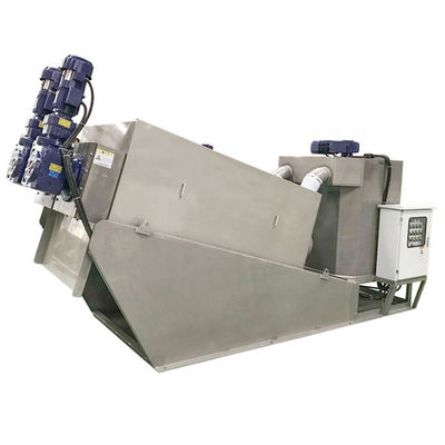 SS304 van de de Modder het Ontwaterende Machine van de schroefpers van het de Modderdehydratatietoestel Systeem 10-5000M3/D