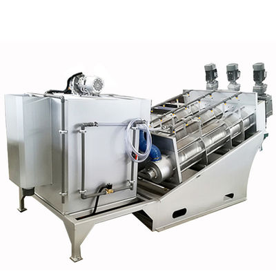 Van het de Behandelings van afvalwatermateriaal van het modderdehydratatietoestel van de de Schroefmodder het Dik makende Materiaal